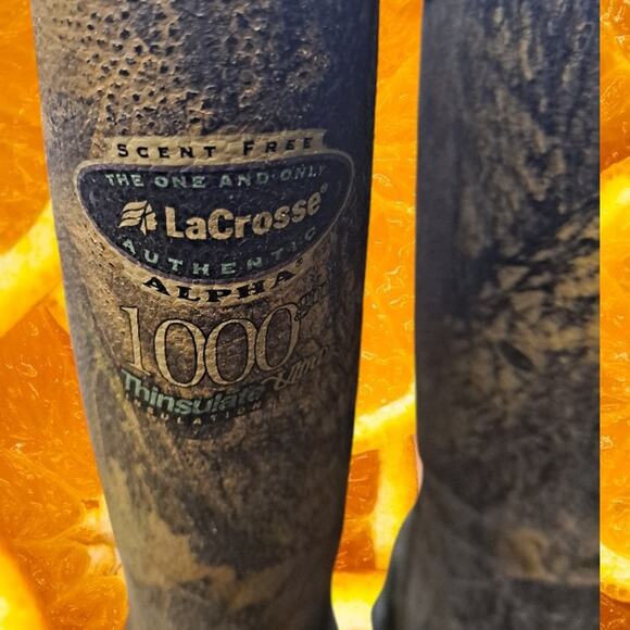 LaCrosse‎ Scent Free Thinsulate Camo Rubber Knee High Boots Size 10 main image 5